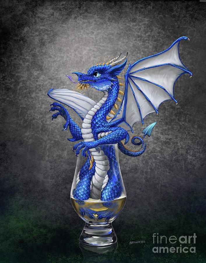 Dragon Digital Art - Scotch Dragon by Stanley Morrison