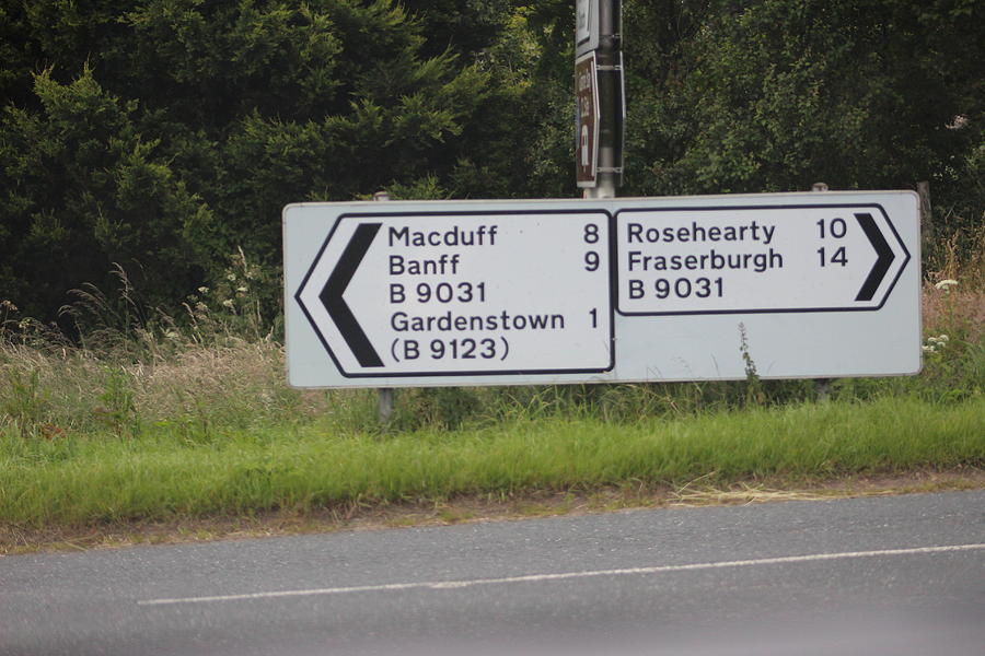 Scotland Road Sign Photograph By Caroline Kohler Fine Art America   Scotland Road Sign Caroline Kohler 