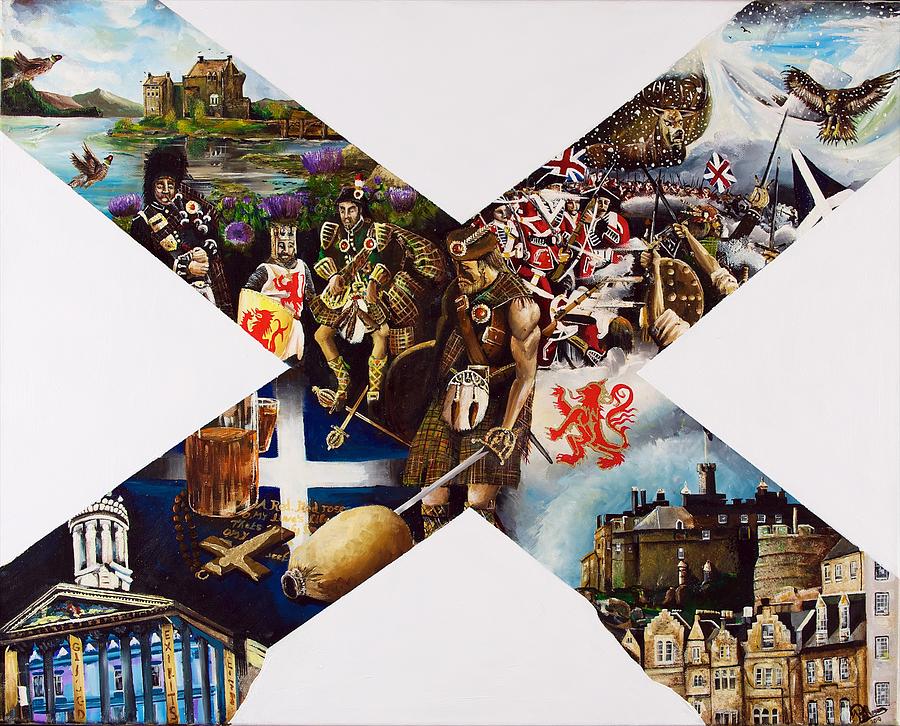 Scotland The Brave Painting