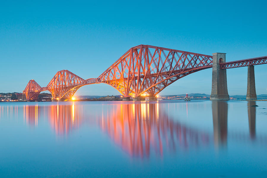 Scotlands Forth Bridge Photograph by Ray Devlin