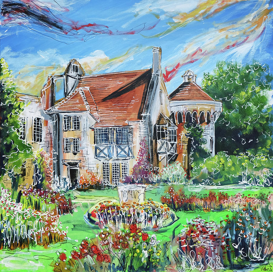Scotney Castle Painting by Laura Hol Art
