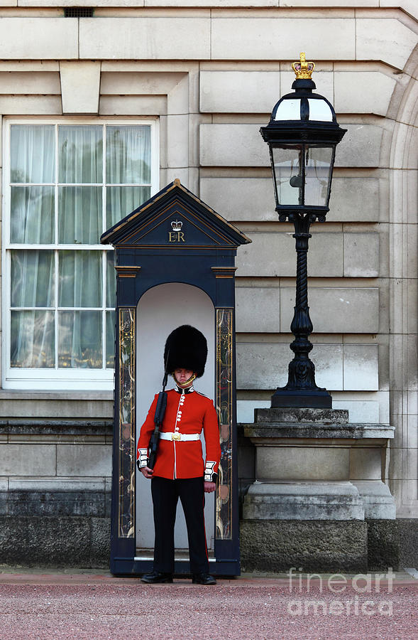 Scots Guard Buckingham Palace Photograph by James Brunker