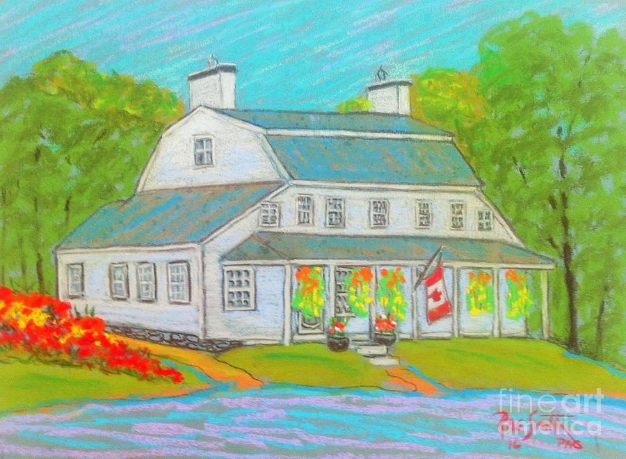 Scott Manor House  Pastel by Rae  Smith