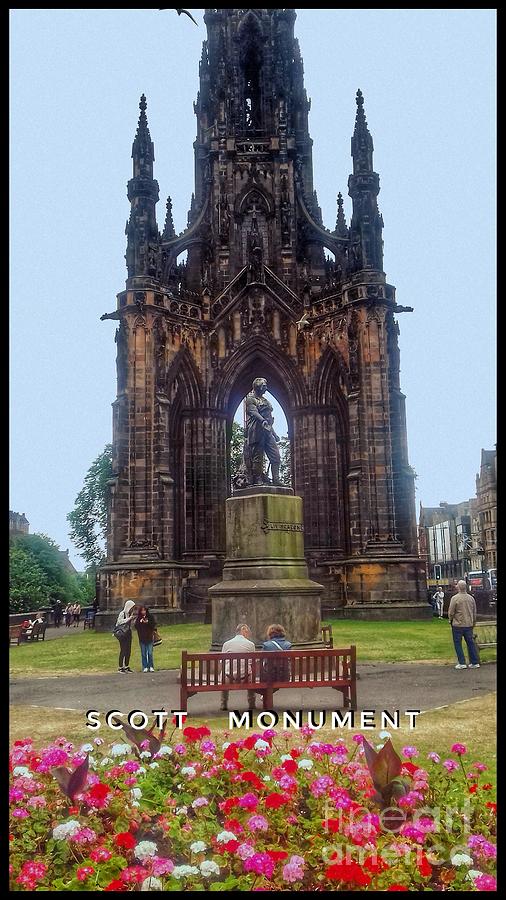 Scott Monument Edinburgh Photograph by Joan-Violet Stretch