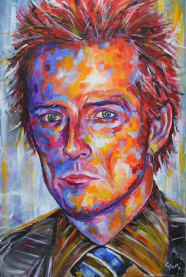 Stone Temple Pilots Painting - Scott Weiland by Chris Figat