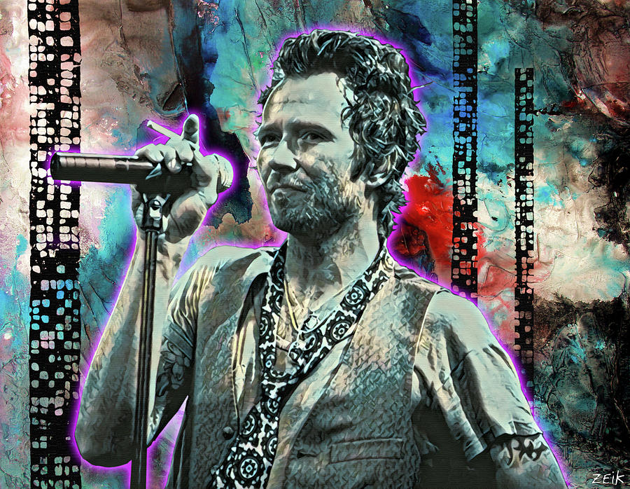 Chris Cornell Painting - Scott Weiland - Silvergun Superman by Bobby Zeik Chris Cornell Painting - Scott Weiland - Silvergun Superman by Bobby Zeik