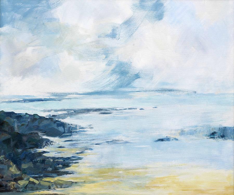 Scottish beach Painting by Denise Goldstein - Fine Art America