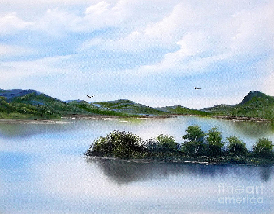 Scotland Painting - Scottish Highlands #2 by Cynthia Adams