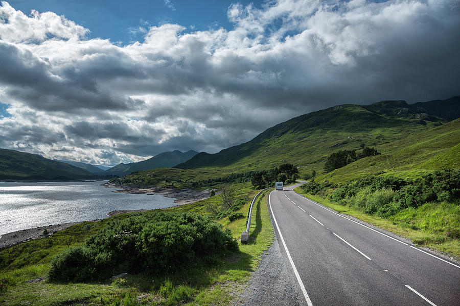 Scottish Highway Photograph by Christian Heeb - Fine Art America