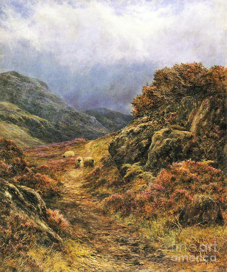 Scottish Landscape Painting by MotionAge Designs