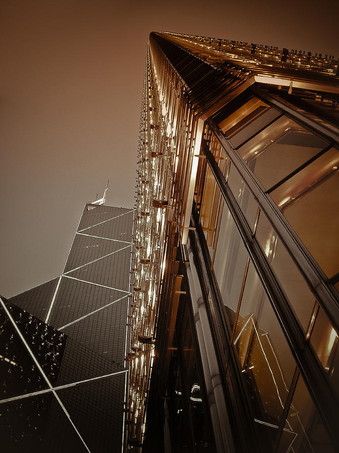 Skyscraper Photograph - Scraping the Sky by Loriental Photography