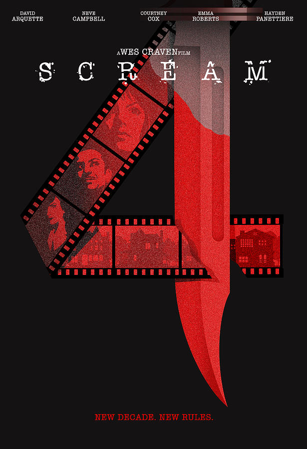 Movie Digital Art - Scream 4 Alternative Poster by Christopher Ables