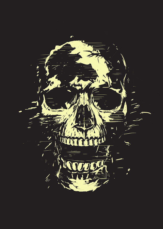 Skull Mixed Media - Scream by Balazs Solti