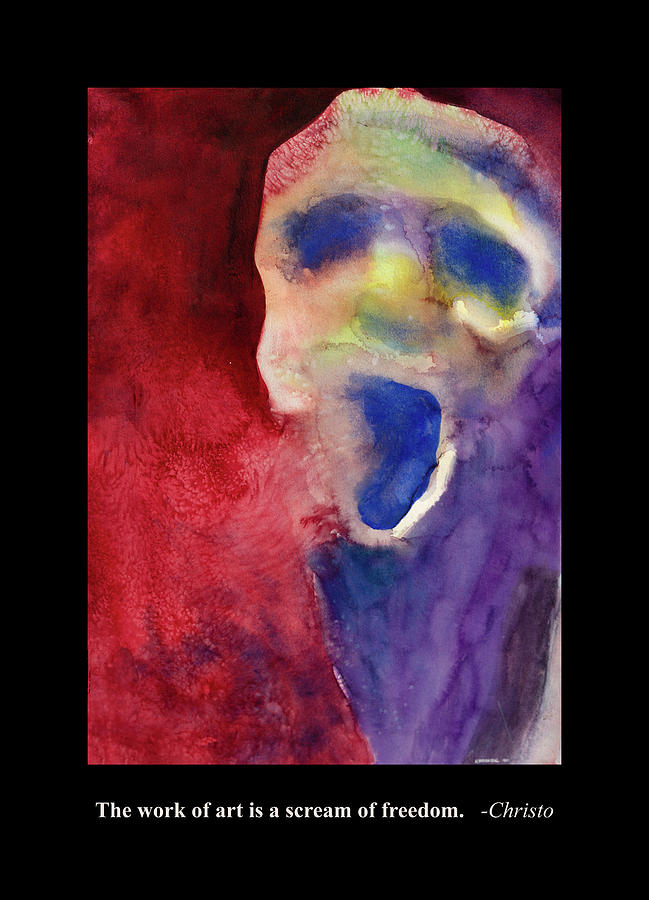 Scream Digital Art by Rick Mosher