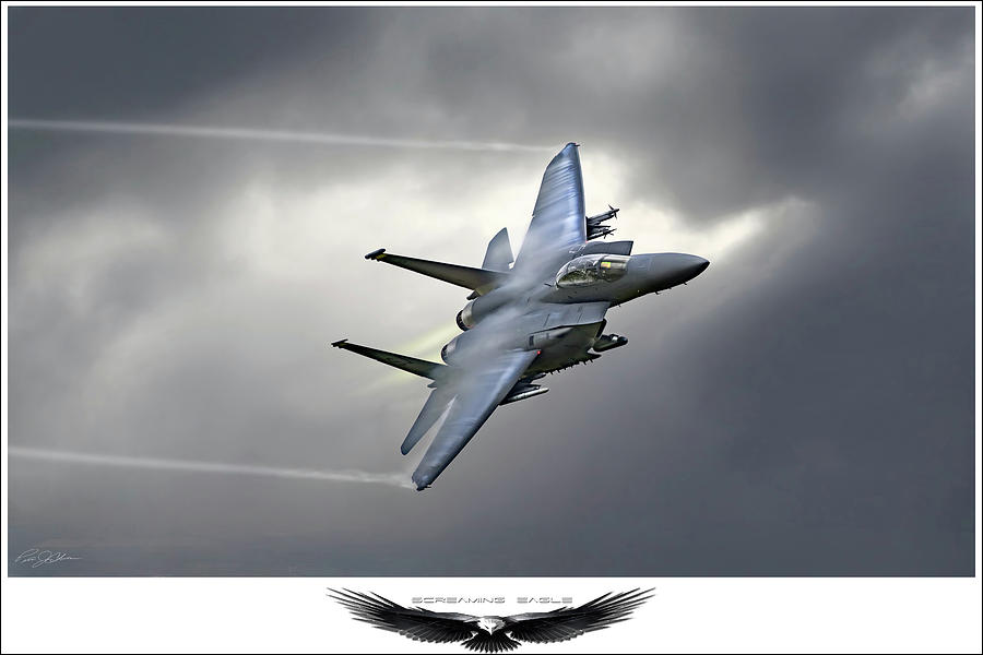 Top Gun Digital Art - Screaming Eagle 2 by Peter Chilelli