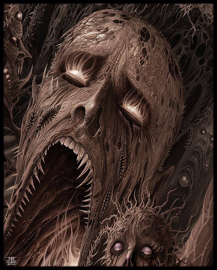Screams From Beyond Painting by Mark Cooper