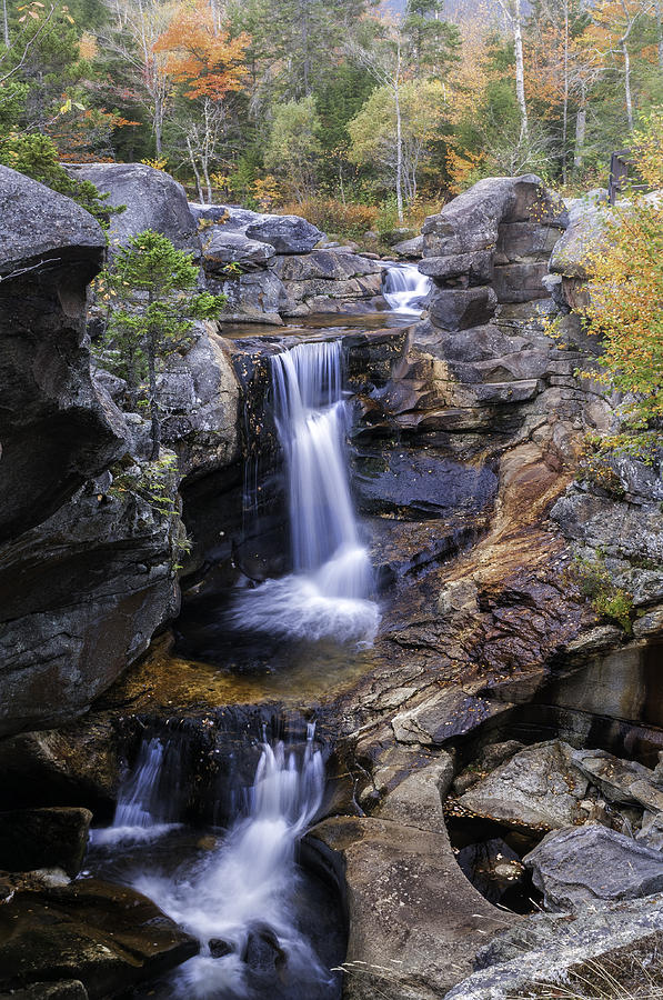 Screw Auger Falls - Grafton Notch Maine  Photograph by TS Photo