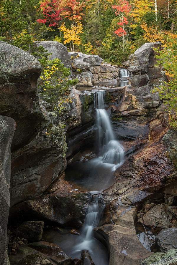 Screw Auger Falls in Autumn Photograph by Colin Chase