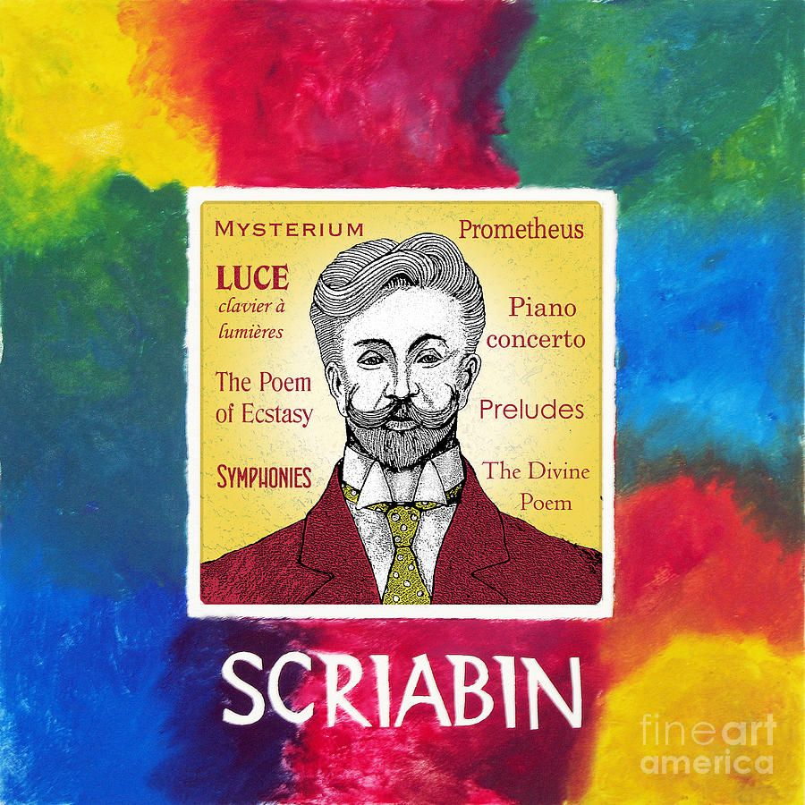 Scriabin Mixed Media by Paul Helm