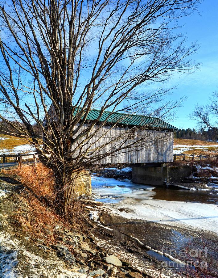 Scribner Covered Bridge Photograph by Steve Brown