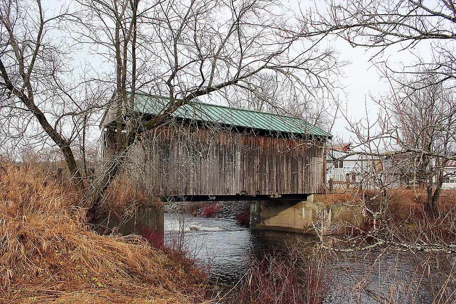 Scribner Covered Bridge Photograph by Wayne Toutaint