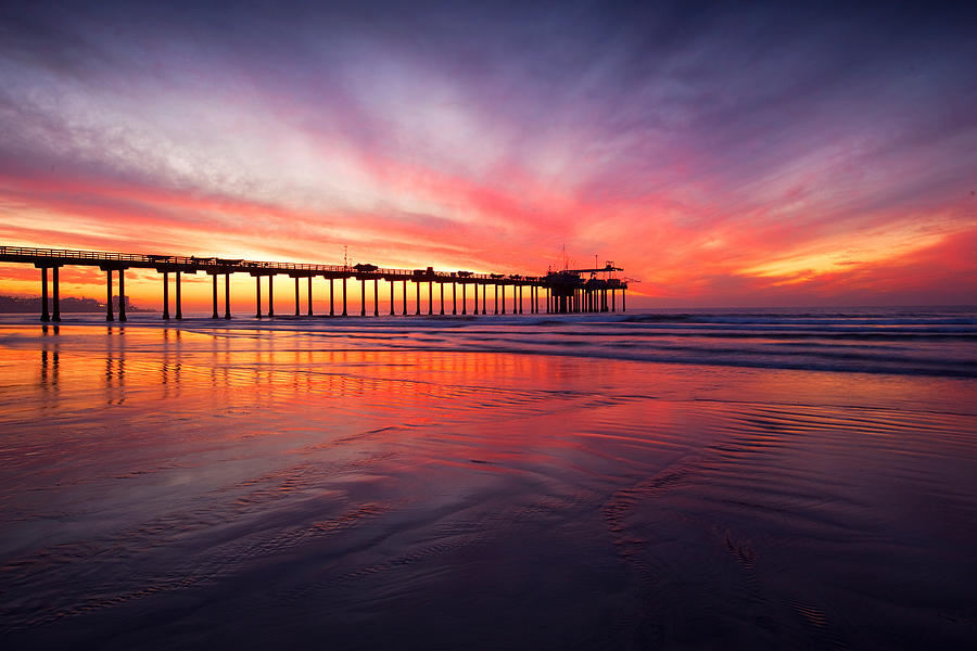 Scripps Pier Photograph by HawaiiBlue