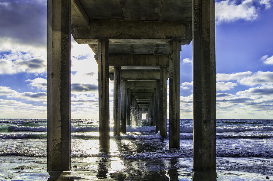 Scripps Pier-Late Afternoon Photograph by Forest Alan Lee