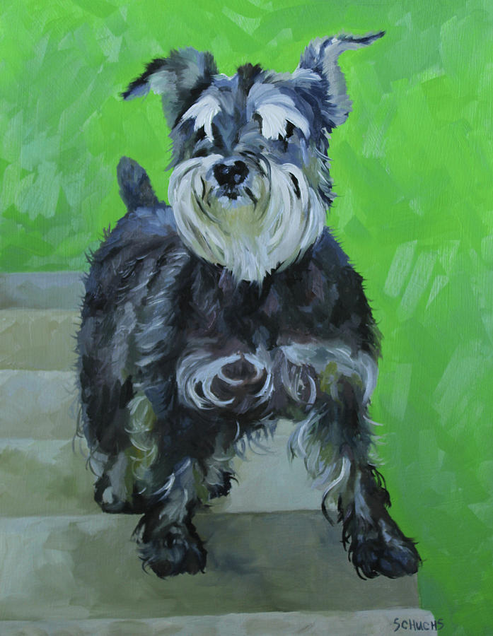 Scruffy Painting by Alison Schuchs - Fine Art America