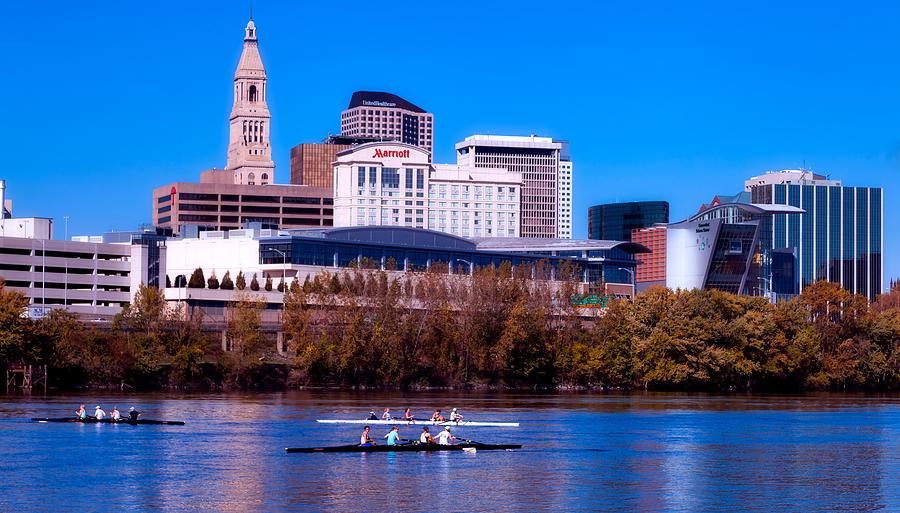 Sculling In Hartford Photograph by Mountain Dreams