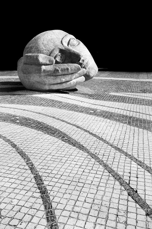 Sculpture at ST Eustache  Paris Photograph by Pierre Leclerc Photography
