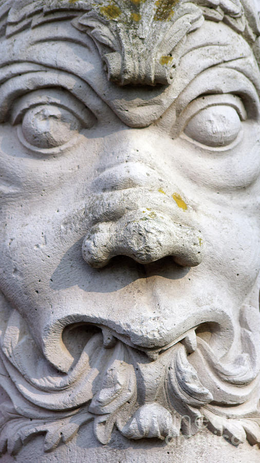 Sculpture at the main entrance of the Corvey monastery Photograph by Eva-Maria Di Bella