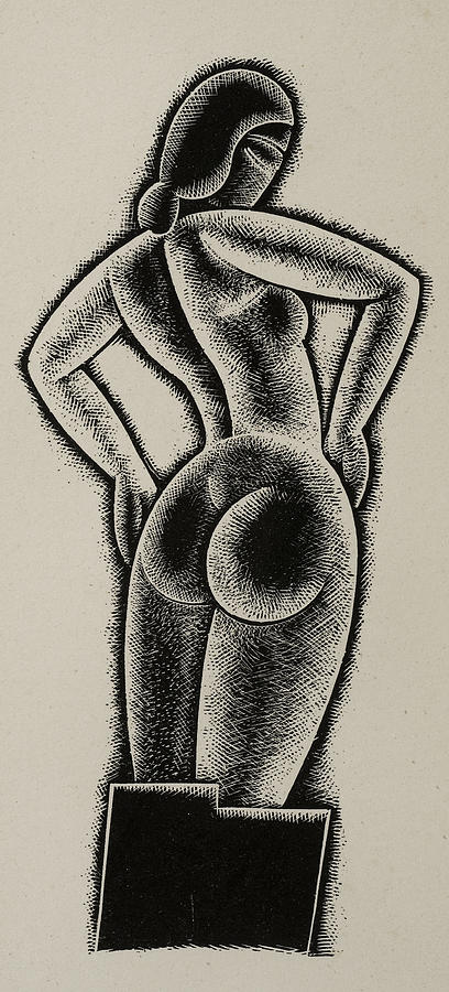 Eric Gill Drawing - Sculpture by Eric Gill