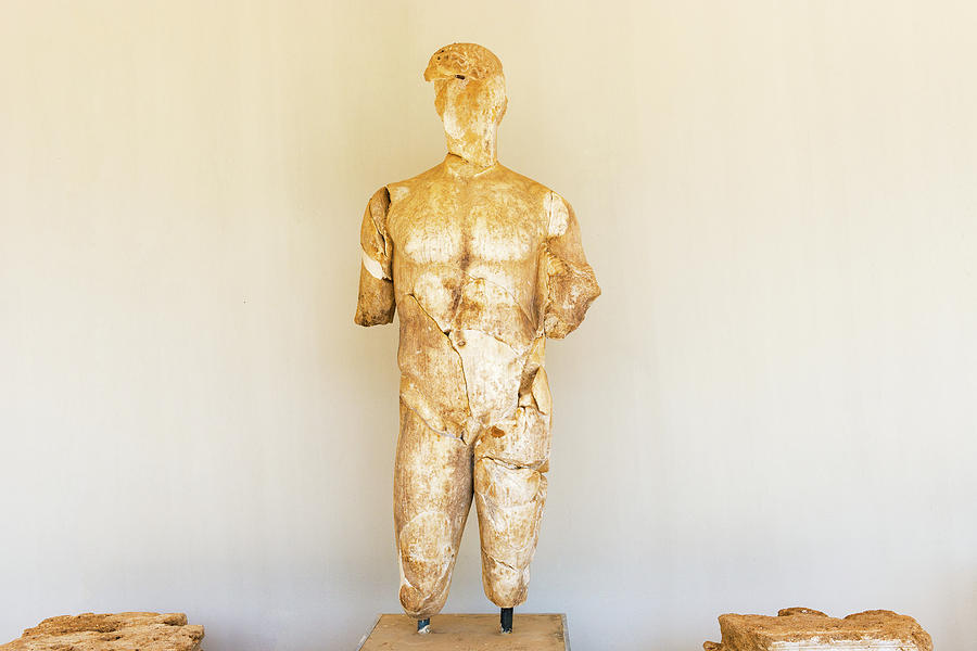 Sculpture in Olympia, Greece. Photograph by Marek Poplawski