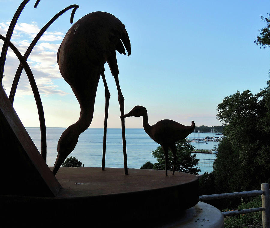 Sculpture In Silhouette Photograph