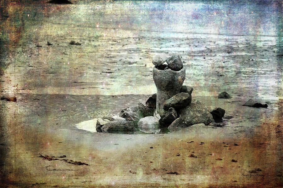 Sculpture On The Beach Photograph