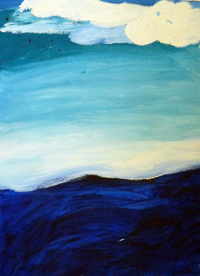 Sea and sky Painting by Francesca Mackenney