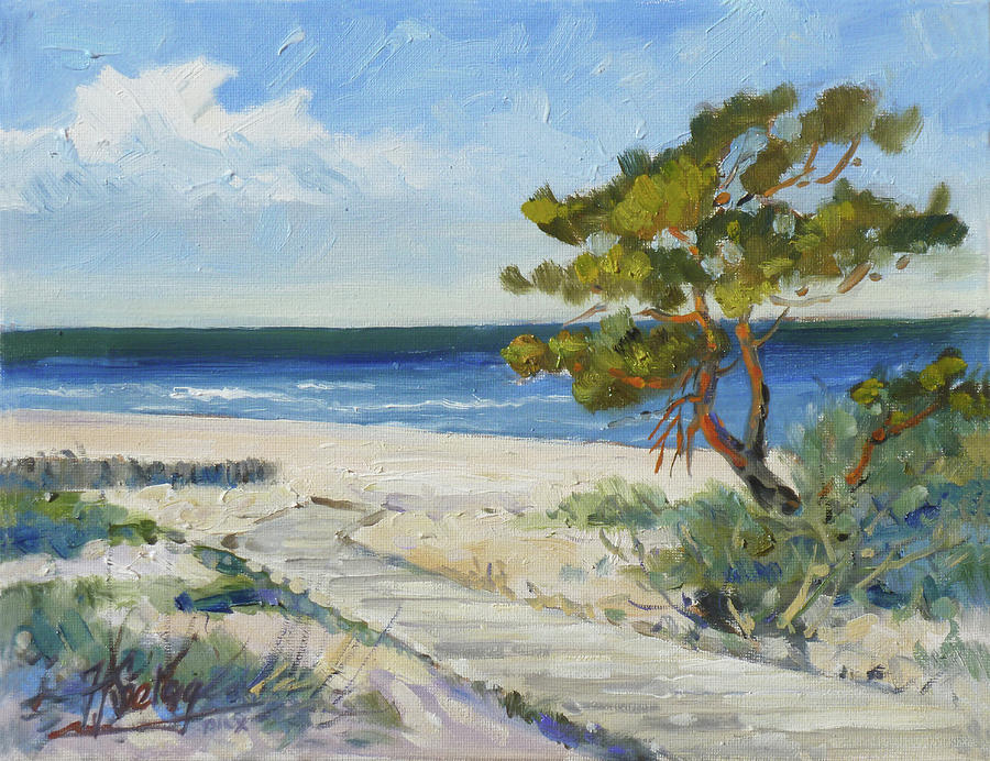 Sea beach 6 - Baltic Painting by Irek Szelag