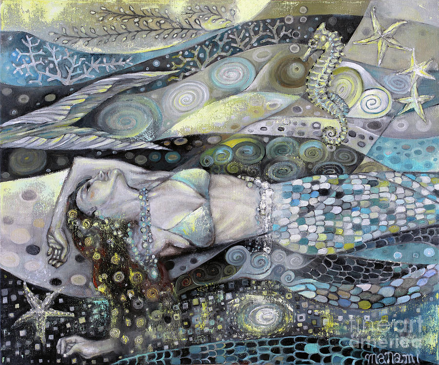 Sea Bed Painting by Manami Lingerfelt