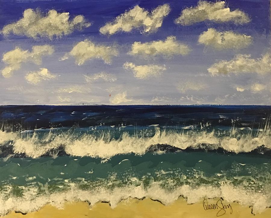 Sea Breeze Painting by Queen Gardner