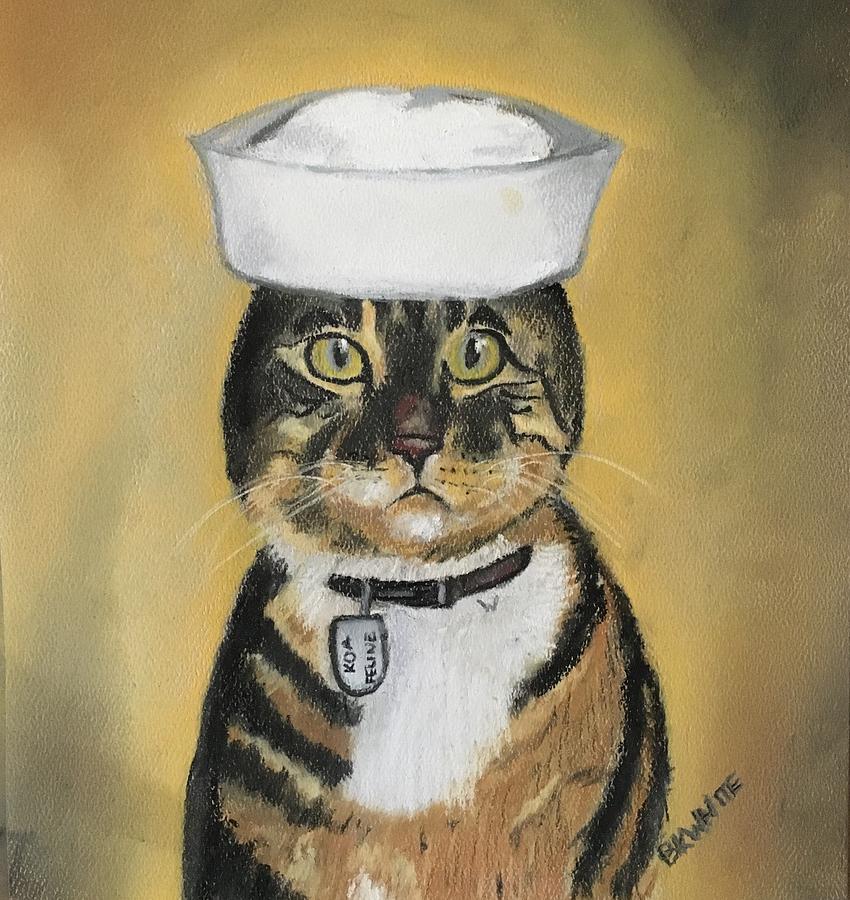 Sea Cat Painting by Brian White
