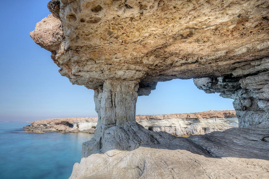 Sea Caves Photograph - Sea Caves Ayia Napa - Cyprus by Joana Kruse
