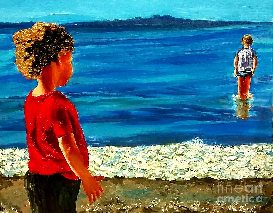  Sea Children of the Sea     Painting by Eli Gross