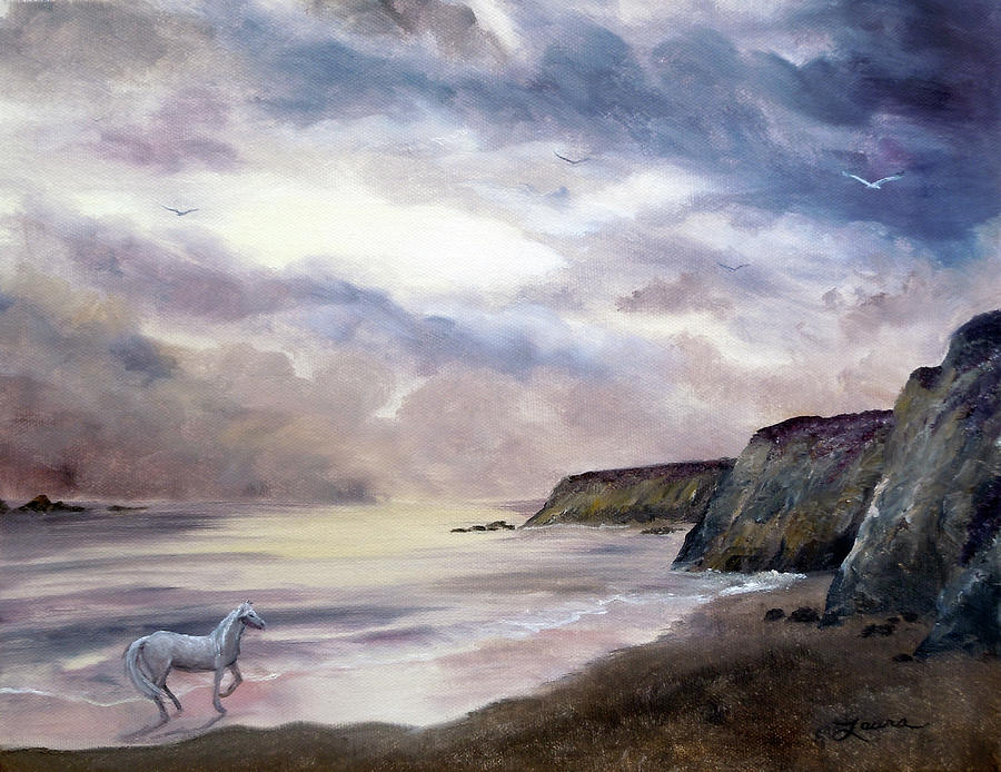 Sea Dancer Painting by Laura Iverson