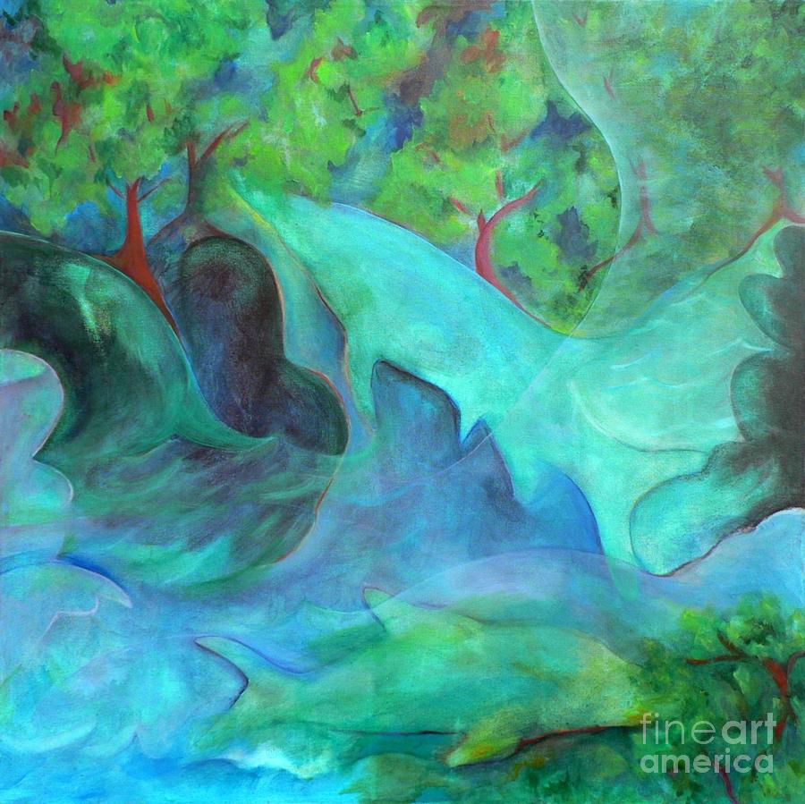 Sea Dream Painting by Elizabeth Fontaine-Barr