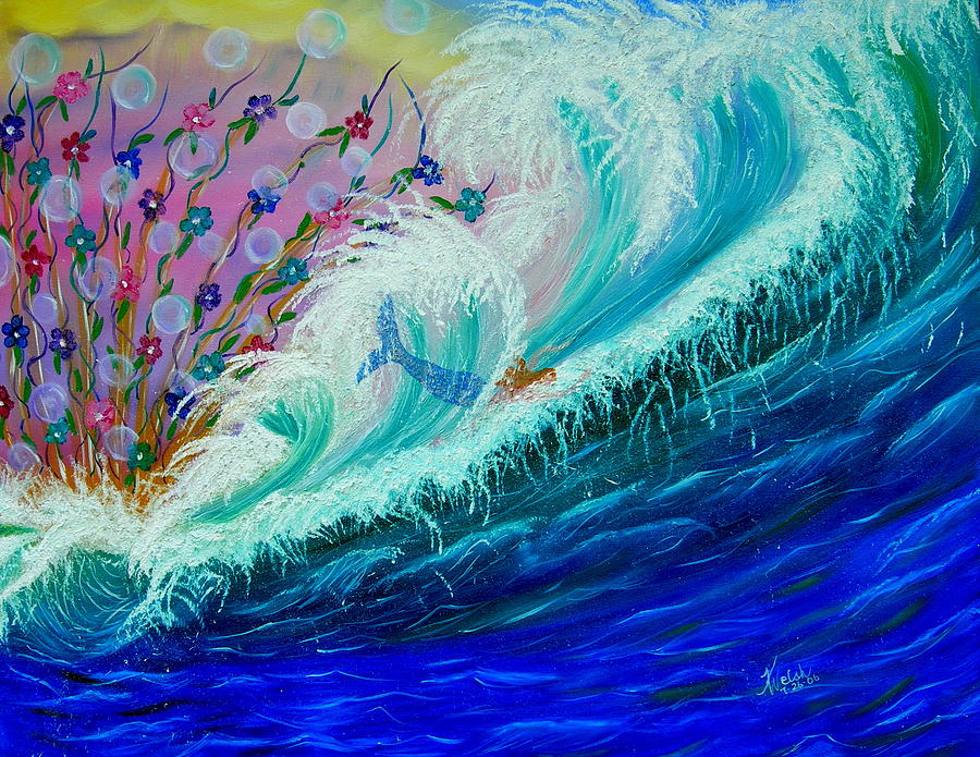 Fantasy Painting - Sea Fantasy by Kathern Ware