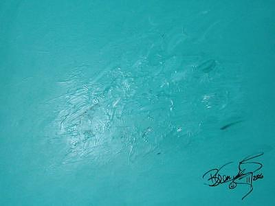 Abstract Painting - Sea Foam by Brenda Basham Dothage Abstract Painting - Sea Foam by Brenda Basham Dothage