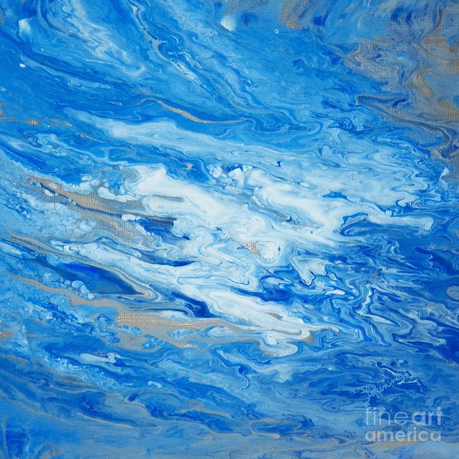 Sea Foam Painting by Corinne Elizabeth Cowherd