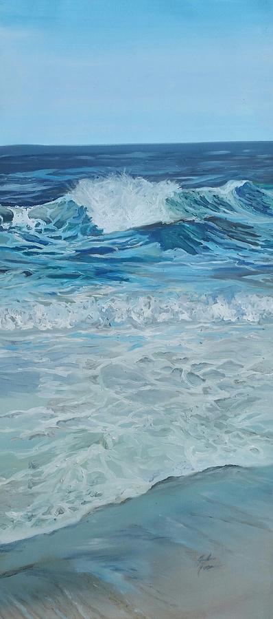 Sea Foam  Painting by Julie Garcia