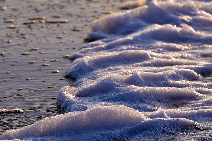 Sea Foam Photograph by Kay Lovingood
