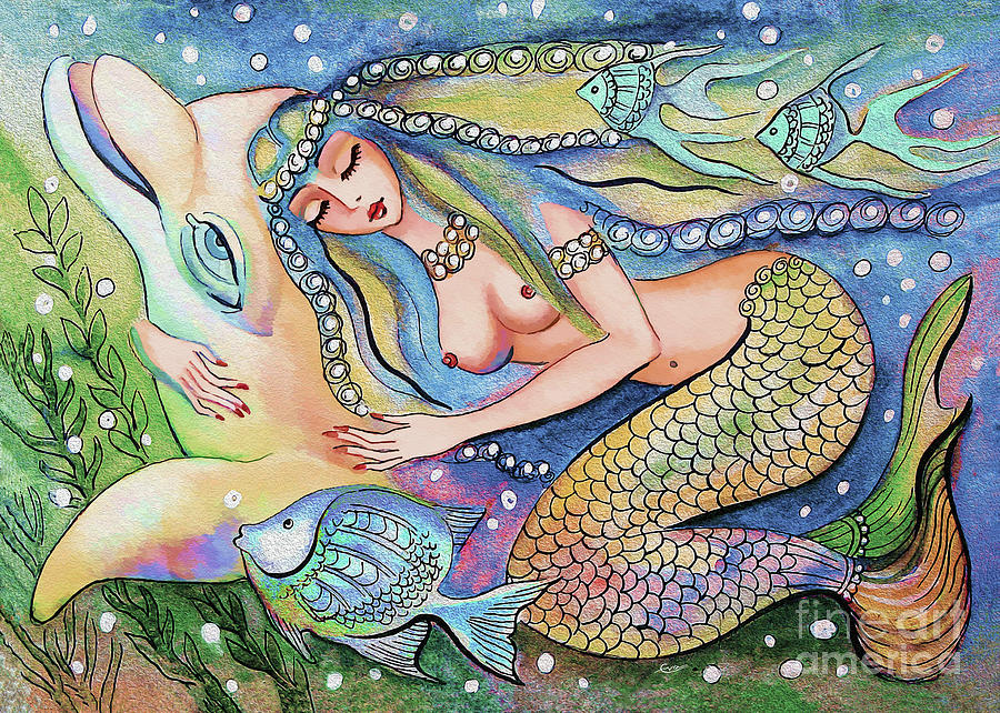 Sea Dreams Painting by Eva Campbell